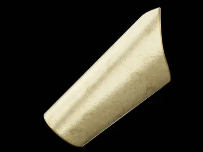 Golden Bracer Low-poly 3D model