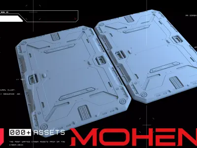 High-Detail Sci-Fi Asset 3D model