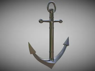 Anchor Low-poly 3D model