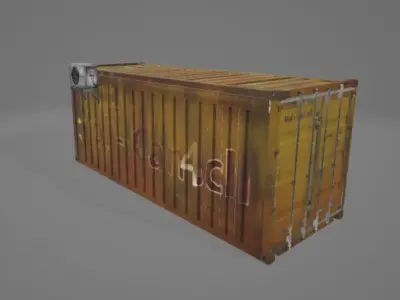 Ship cargo Free low-poly 3D model