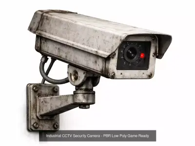 Tech - Detail Props Pack - CCTV - Sci-Fi Control Devices - PBR