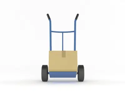 Hand Truck 3D model by javidan