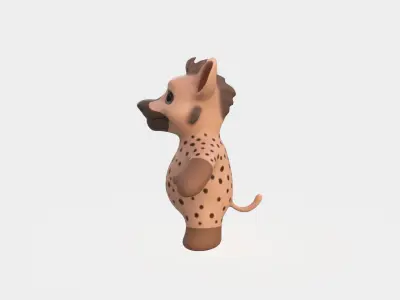 Little animal baby - Hyena cute - Character017 Low-poly 3D model