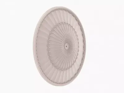Classic Ceiling Medallion 58 Free low-poly 3D model