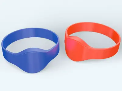 Silicone Wristbands 3D model