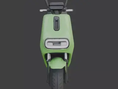 Stylized Electric Scooter 3D Model 3D model order