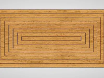 Furniture Design Concept wood modern table Free 3D model