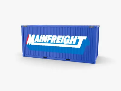 20ft Shipping Container Mainfreight 3D model