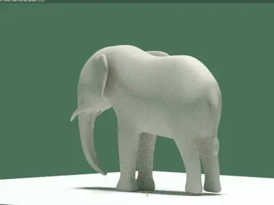 elephant Free low-poly 3D model
