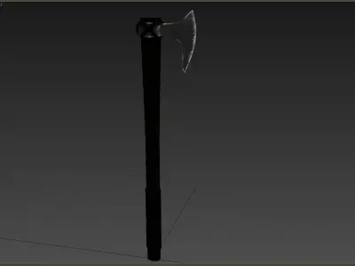 Ax Medieval Low-poly 3D model shop