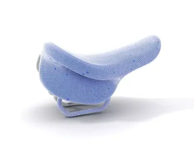 Chrome Bicycle Seat model pack Low-poly 3D model