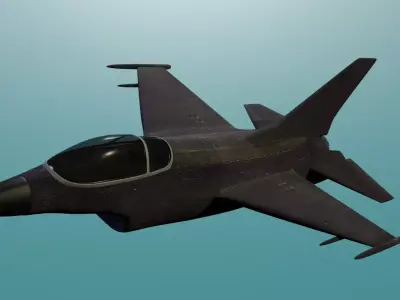 F16 jet  3D model