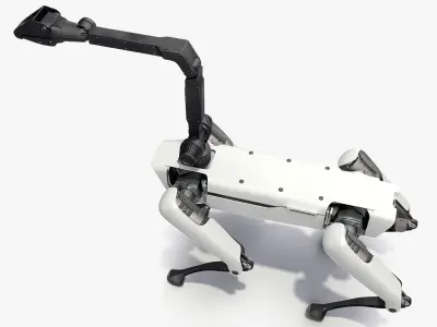 Dog Robot Generic Rigged for Maya 3D model