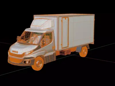 Iveco Daily Box Truck 3D model