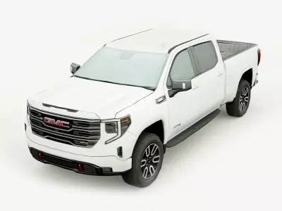 GMC Sierra 1500 2023 Low-poly 3D model