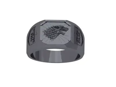 Eagle Ring 3D print model