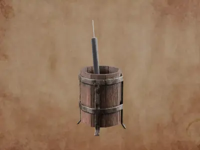 Gameready forge Assets Low-poly 3D model