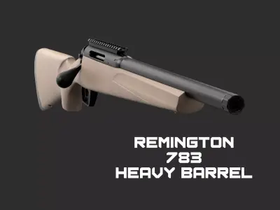 Remington 783 Heavy Barrel Low-poly 3D model