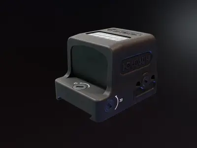 Holosun HE509T X2 Low-poly 3D model