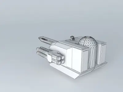 LRT15V1 Laser missile turret. Free 3D model