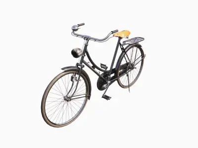bycicle old bike retro 3D model