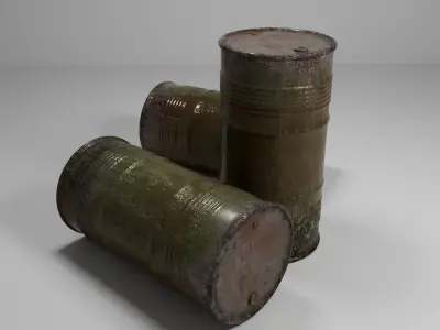 Iron Barrel 3D model