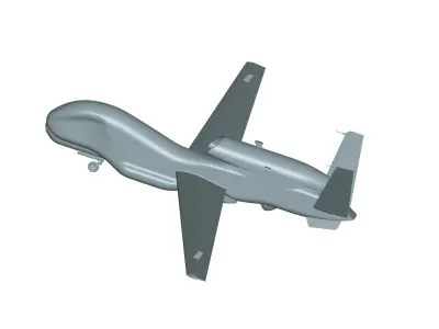 RQ4 Global Hawk 3D model
