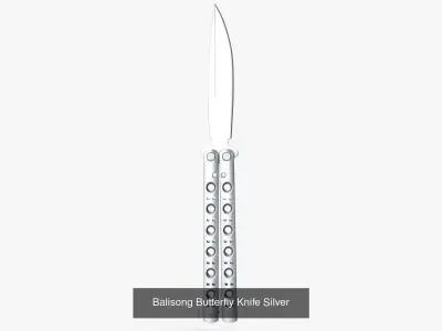 Ballisong Knives Collection 3D Model Pack