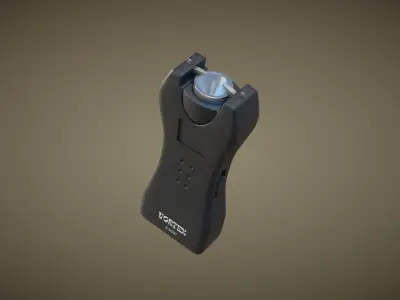 Stun Gun with Flashlight 3D model