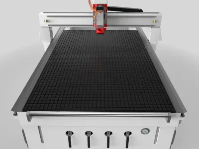 CNC Machine 3D model buy