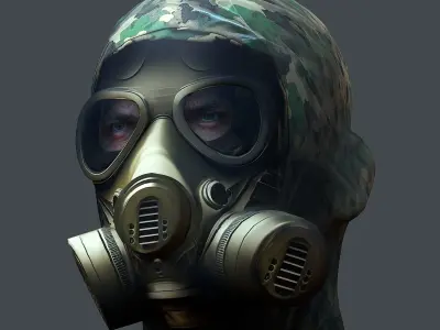 Helmet 3d model military combat Military scifi Low-poly 3D model Low-poly 3D model order