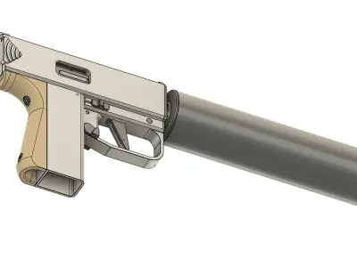 LITTLE MACHINE GUN 3D model