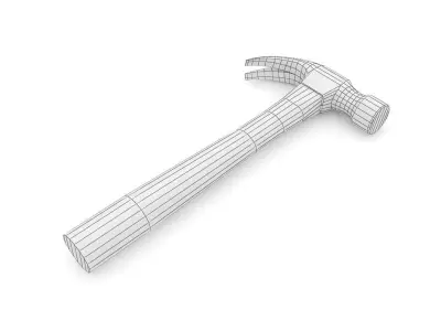hammer Low-poly 3D model 26
