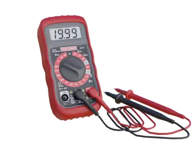 Digital Multimeter Low-poly 3D model purchase