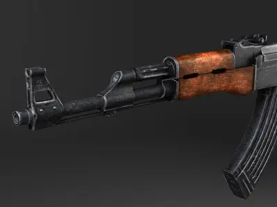AK47 Kalashnikov 3D model purchase
