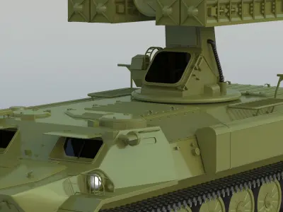 9K35 Strela-10 SA-13 Gopher 3D model