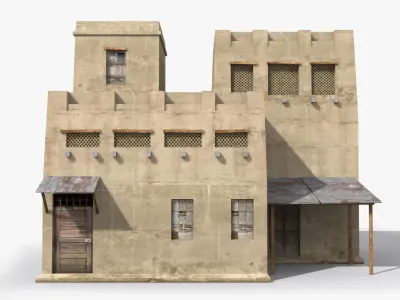 Arab x28 Low-poly 3D model