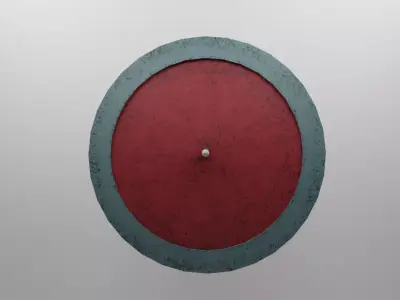 Low poly Shield Free 3D model