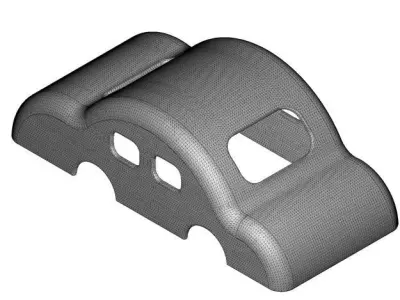 Kids Classic Car Body 3D print model