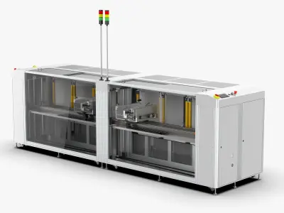 Automatic PCB Unloading Conveyor 3D model