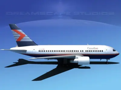 Boeing 767-200ER Canadian 3D model