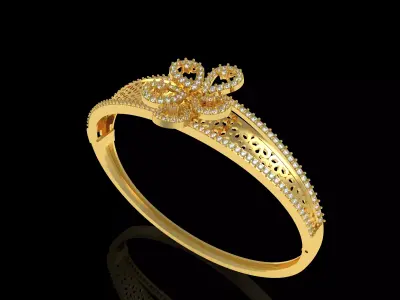 Art Deco Bracelet 34 3D print model