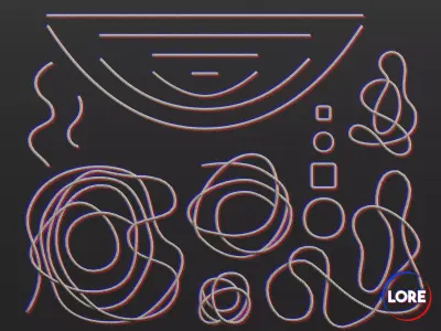 Medieval Essentials Rope Building Set Low-poly 3D model