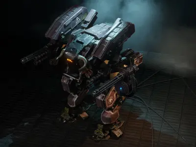 MEX-DS20 Low-poly 3D model