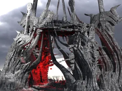 Colossal Titan Entranceway 3 3D model
