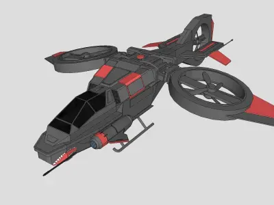 Spaceship-spacecraft-21 3D model