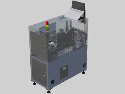 SMT labeling machine 3D model
