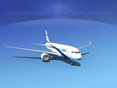 Boeing 787-8 El Al 3D model