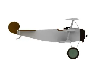 AIRCRAFT FOKERD1 3D model