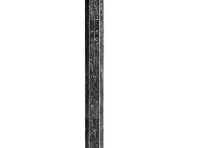 Exquisite Ancient Chinese Sword 3D Model Low-poly 3D model